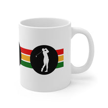 Load image into Gallery viewer, Sports Game No Word Golf Swing 11oz White Ceramic Beverage Mug Decorative Art
