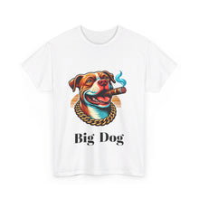 Load image into Gallery viewer, Big Dog Pitbull Shirt, The Dog Life Pitbull Cigar Gold Chain Unisex Crewneck T-Shirt
