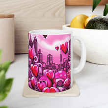 Load image into Gallery viewer, Valentine&#39;s Day From The Pink Heart #14 Mug 11oz mug AI-Generated Artwork
