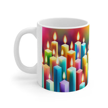 Load image into Gallery viewer, Happy Birthday Candles #5 Ceramic 11oz Mug AI-Generated Artwork
