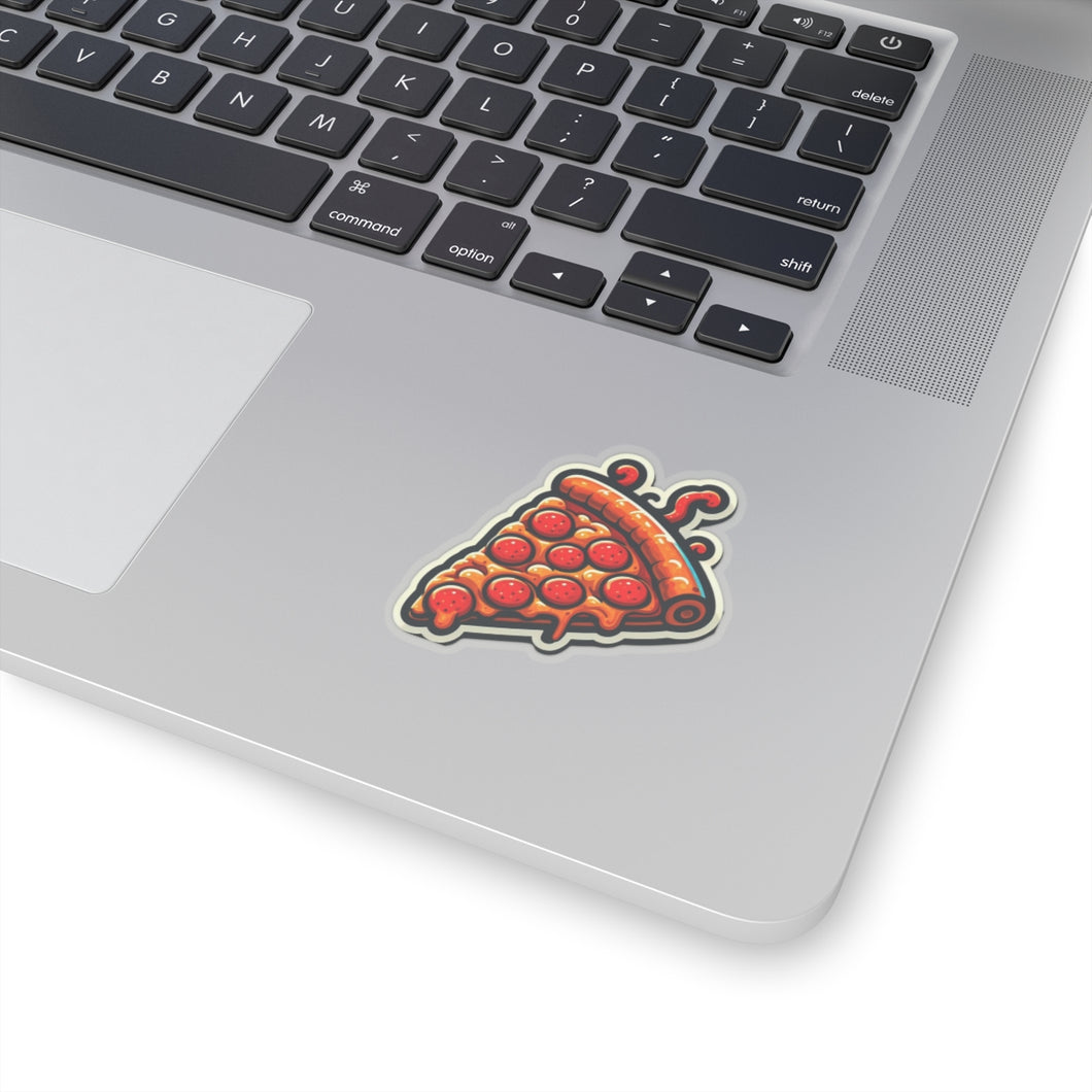 Pizza Slice Foodie Vinyl Stickers, Funny, Laptop, Water Bottle, Journal #12