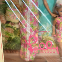 Load image into Gallery viewer, Mattel 2005 Lilly Pulitzer Barbie With Stacie Doll Silver Label Gift Set #H0187
