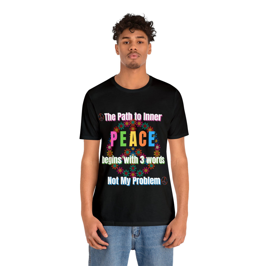 The Path to Inner Peace Unisex Bella Canvas Jersey Short Sleeve T-shirt