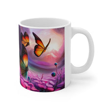 Load image into Gallery viewer, Colorful Monarch Butterflies #4 Mug 11oz mug AI-Generated Artwork
