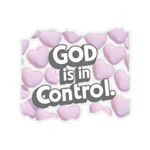 Load image into Gallery viewer, Empower yourself God is In Control Vinyl Stickers, Laptop, Diary, Journal #3
