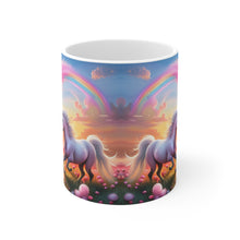 Load image into Gallery viewer, I Dream of Unicorns &amp; Butterflies #28 Ceramic 11oz AI Decorative Coffee Mug
