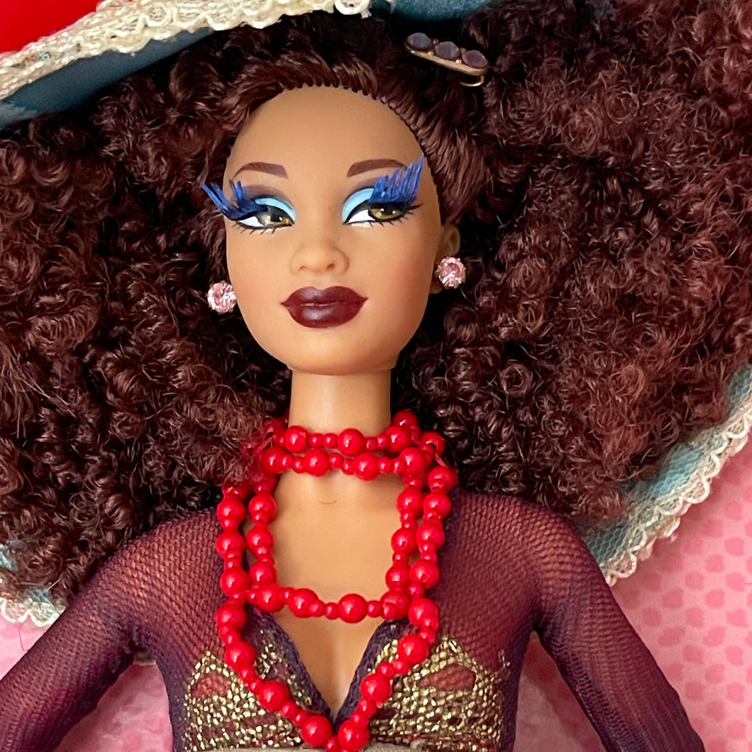 Mattel 2006 Sugar Barbie Doll African American Byron Lars Chapeaux Collection Gold Label #J0980