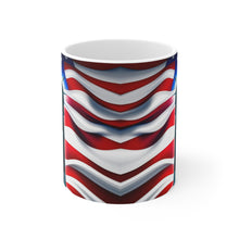 Load image into Gallery viewer, The United States of America USA Flag Eagle #5 Mug 11oz mug AI-Generated Artwork
