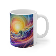 Load image into Gallery viewer, Fusion of Bright Pastel Colors #7 Mug 11oz mug AI-Generated Artwork
