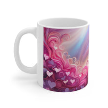 Load image into Gallery viewer, Valentine&#39;s Day From The Pink Heart #11 Mug 11oz mug AI-Generated Artwork
