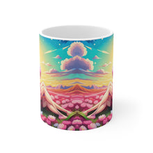 Load image into Gallery viewer, Good Vibes Cute Llama Funny #4 Ceramic 11oz Mug AI-Generated Artwork
