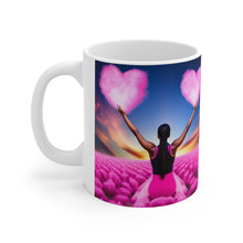 Load image into Gallery viewer, Valentine&#39;s Day From The Pink Heart #32 Ceramic Mug 11oz AI Artwork

