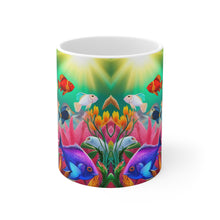 Load image into Gallery viewer, A Menagerie of a colorful Sea-life #5 Mug 11oz mug AI-Generated Artwork
