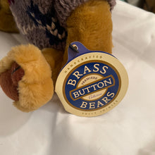 Load image into Gallery viewer, Pickford Bears Sherwood with Glasses Brass Button 8&quot; Plush (Pre-owned)
