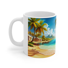 Load image into Gallery viewer, Tropical  Paradise #7 Mug 11oz mug AI-Generated Artwork
