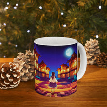 Load image into Gallery viewer, Lunar Moon Anime Fantasy Art #12 Ceramic Mug 11oz AI Generated Artwork
