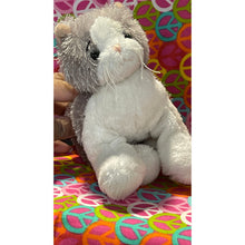 Load image into Gallery viewer, Ganz Webkinz Lil' Kinz Gray &amp; White Cat HS015 No Code Plush
