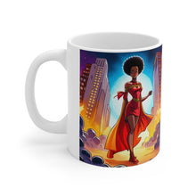 Load image into Gallery viewer, My Mini Super Teenagers Fantasy Art #2 Ceramic Mug 11oz AI Generated Art Work
