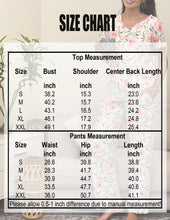 Load image into Gallery viewer, Ekouaer 2 Piece Womens Pajamas Short Sleeve Top and Long Pants Pjs Set Printed Sleepwear with Pocket Valentine's Day Gift Rose Pink Leopard XX-Large

