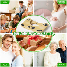 Load image into Gallery viewer, Foldable Bamboo Toilet Stool for Adults and Kids, Cute Poop Stool for Bathroom, 7 Inches Squatting Potty, No Assembly Required
