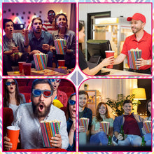 Load image into Gallery viewer, Tinlade 50 Pcs Mexican Popcorn Boxes Mexico Nacho Popcorn Assembled Boxes Snack Candy Holder Disposable Paper Box Mexican Party Decorations Cinco De Mayo Birthday Mexico Party Supplies
