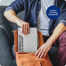 Load image into Gallery viewer, Squatty Potty Porta Traveler Foldable Toilet Stool for Travel, 7" Height, Gray
