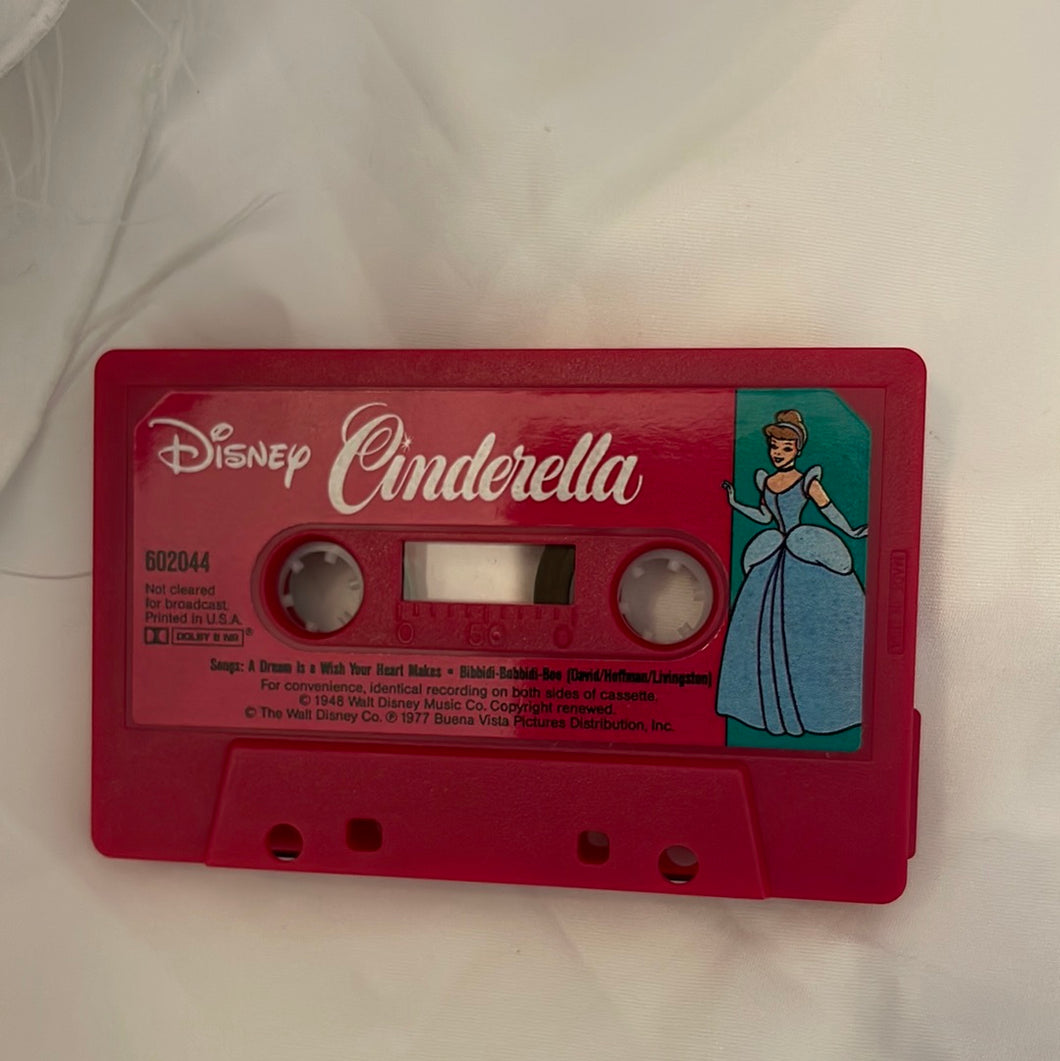 1977 Disney Cinderella A Dream is A Wish your Heart Makes Cassette #602044 (Pre-Owned)