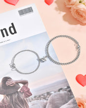 Load image into Gallery viewer, Permanent Couples Matching Bracelets Kit - DIY Bracelet Set Cuban Adjustable Link Bracelets Gifts for Boyfriend, Valentines Day Gifts for Him Her Matching Bracelets Unique Jewelry Gift for Anniversary Birthday
