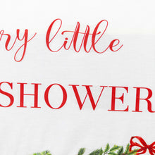 Load image into Gallery viewer, GIOGUK A Merry Little Baby Shower Decal - Merry Christmas Theme Baby Shower Party Decoration Wall Decal, Xmas Gender Reveal Party Supplies Wall Stickers, Christmas Sign Balloon Arch Decor Stickers
