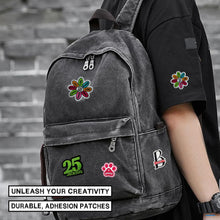 Load image into Gallery viewer, You are Unique Enough Worthy Loved Bible Verse Patch Flower Motivational Mental Health Final Iron On Embroidery Patch for Caps, Bags, Backpacks, Hat, Jackets, Uniform Gifts for Her Him 3 Inches
