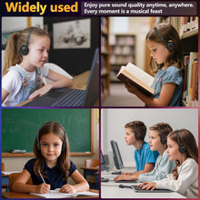 Load image into Gallery viewer, YFSFQS USB C Headphones Bulk 25 Pack for Classroom School Kids,USB Type C Headphones Class Set Compatible with Pad Smartphones Black (B)
