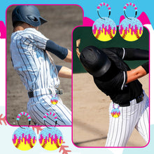 Load image into Gallery viewer, Equsion 144 Pcs Softball Gifts for Team Ice Cream Drip Softball Keychain DIY Craft Making Kit Acrylic Ice Cream Drip Charms Beads Key Rings for Sport Party Favor Backpack Accessories Decoration
