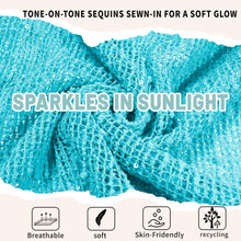 Load image into Gallery viewer, Dookttker Women Crochet Sheer Kaftan Caftan Beach Dress Mesh Knit Bathing Suit Swim Sexy Coverup Summer Clothes Fashion Sky Blue
