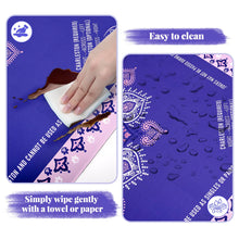 Load image into Gallery viewer, Ghouse 32.3''X32.3'' Mahjong Mat Non-Slip Noise Reduction Mahjong Mats Waterproof Mahjong Table Cloth Rubber Game Pad with 1 Carrying Bag for Mahjong,Poker,Card, Board, Dominoes(Purple)
