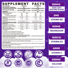 Load image into Gallery viewer, LILICARE Kids Sleep Gummies - Magnesium Glycinate for Kid, Melatonin Free Nighttime Gummies | with Vitamin C for Immune, Calcium &amp; D3 for Growth | GummieJel Liquid-Filled Melatonin Alternative, 60ct
