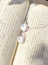 Load image into Gallery viewer, Mecchan 2PCS Cute Phone Charms Aesthetic Y2k Blue Pink Star Glitter Tooth Phone Straps Key Chains for Keys Bags Camera
