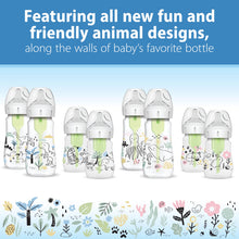 Load image into Gallery viewer, Dr. Brown's Anti-Colic Options+ Wide-Neck Baby Bottle Designer Edition Bottles, Ocean Decos, 9 oz/270 mL, Level 1 Nipple, 0m+, 2-Pack

