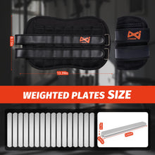 Load image into Gallery viewer, Adjustable Wrist Weights, Arm Weights for Women Men, Removable Weighted Wrist Weights for Fitness Workout, Running, Jogging, 1Pair 2 Pack (Wrist Weight 6.6 LBS)
