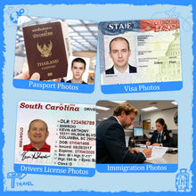 Load image into Gallery viewer, 200 Pack Passport Photo Holder with Closed Design, Thick Paper with Glossy &amp; Matte Coating, 5.31x3.54 Inches, 2 Slots for Passport Photos - for Office, Travel &amp; Customer Delivery
