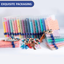 Load image into Gallery viewer, 160pcs Silicone Beads - 15mm Classic Purple with Loose Spacer Lentil Beads for Keychain Making Kit, Bracelet Making and Pens
