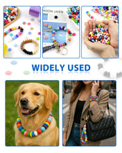 Load image into Gallery viewer, FIVEIZERO 240PC Silicone Lentil Beads - 12mm 48 Colors Abacus Spacer Beads for Keychain Bracelet Jewelry Making, DIY Crafts &amp; Pen Charms
