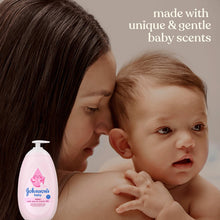 Load image into Gallery viewer, Johnson's Baby Lotion with Coconut Oil, Aloe Vera &amp; Vitamin B5, 72 HR Hydration, Skin Moisturizer, Hypoallergenic, Safe for Newborn, Protects From Dryness &amp;; Strengthens Skin, 27.1 fl. oz
