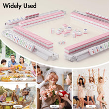 Load image into Gallery viewer, YOAEAILY Mahjong Racks with Pushers Set of 4, All in One Acrylic Mahjong Pushers and Racks, Portable American Mahjong Accessories
