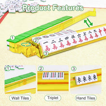 Load image into Gallery viewer, TheClouds Mahjong Racks with Pushers,4 Pcs Clear Mahjong Tile Racks Set,1.2" American Mahjong Tile Racks,Mahjong Rack and Pusher Combo -PC Material 4 Color
