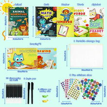 Load image into Gallery viewer, FAYUNDRA Grooved Handwriting Practice for Kids, Magic Grooved Writing Practice Books, 7 Reusable Tracing Workbooks for Preschool &amp; Kindergarten, Learn Letters &amp; Numbers for Ages 3–8 (7)
