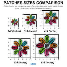 Load image into Gallery viewer, You are Unique Enough Worthy Loved Bible Verse Patch Flower Motivational Mental Health Final Iron On Embroidery Patch for Caps, Bags, Backpacks, Hat, Jackets, Uniform Gifts for Her Him 3 Inches
