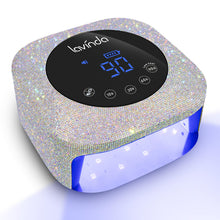 Load image into Gallery viewer, Lavinda UV LED Nail Lamp, 54W Rechargeable Cordless Nail Lamp Nail Dryer Gel Polish UV Nail Light with 4 Timer Setting, Professional Quick Dry Curing Lamp with Display Auto Sensor for Salon &amp; Home
