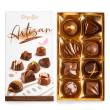 Load image into Gallery viewer, Beyoglu Artisan Assorted Chocolate Pralines with Gourmet Fillings, 8 Count, 2.82 Oz Box
