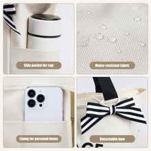 Load image into Gallery viewer, Vavabox Bridemaid Gifts, Bride Tote Bag for Women, Bridal Shower Wedding Bachelorette Bride Gift Handbag Gifts for Her (Bride, Beige)
