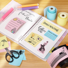 Load image into Gallery viewer, MUNBYN 2 1/4" x 50' Pink Thermal Paper, Kids Camera Refill Print Paper, Receipt Paper(10 Rolls), BPA Free Fits 58mm Mini Thermal POS Printer, Square Terminal Credit Card Machines
